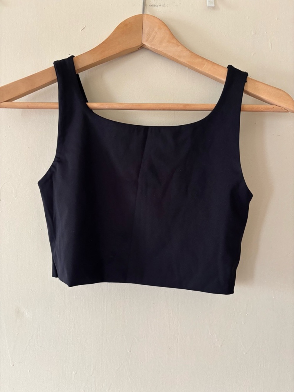 Zara kids girls Black Cropped Scoop Tank set of 2 black and white